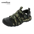 【GOODYEAR 固特異】海豹II-護趾寬楦運動涼鞋/男鞋 防撞鞋頭 快插扣 軍綠(GAMS43745)