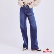 【BRAPPERS】女款 冰膚美丹寧系列-冰膚美高腰微彈寬褲(淺藍)