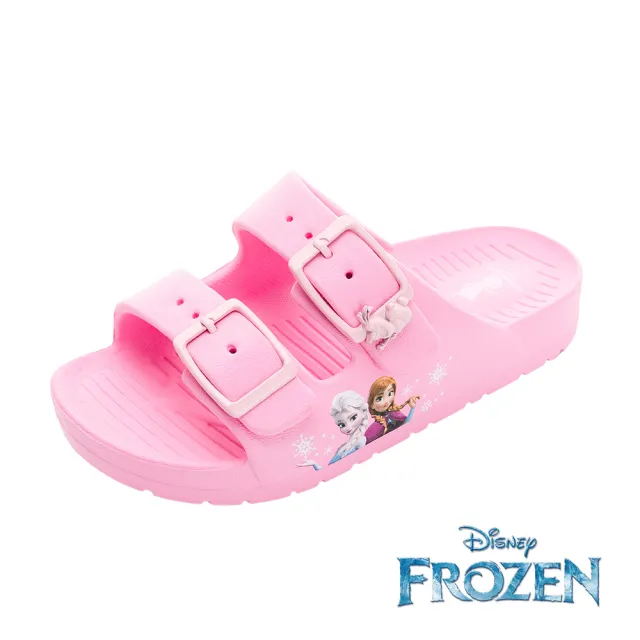 【Disney 迪士尼】冰雪奇緣 童鞋 勃肯拖鞋/輕量 透氣 舒適 台灣製 粉紅(FOKS41513)