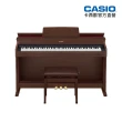 【CASIO 卡西歐】原廠直營數位鋼琴AP-470BN-S100棕色(含琴椅+耳機)