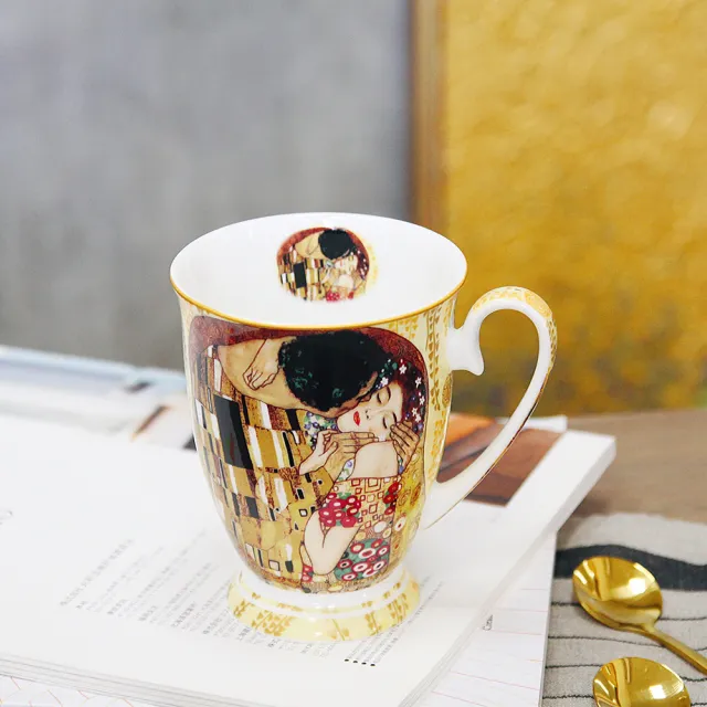 【Royal Duke】油畫系列骨瓷馬克杯(兩入組 多款任選 咖啡杯 骨瓷 馬克杯 杯 杯子 水杯)