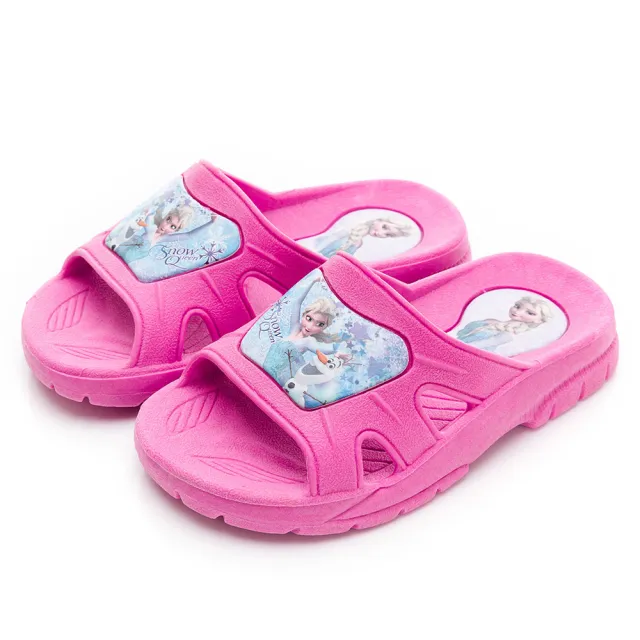 【Disney 迪士尼】童鞋 冰雪奇緣 拖鞋/輕量 舒適 台灣製 粉紅(FOKS37633)