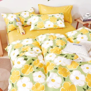 【A-ONE】雪紡棉 花卉系列 枕套床包組 單人/雙人/加大 均一價-台灣製(多款任選)