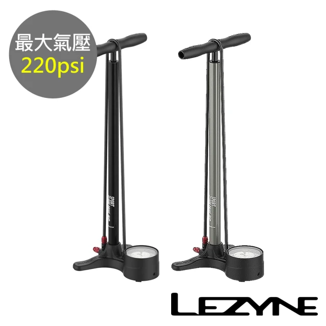 LEZYNE 運動立地式打氣筒 220psi 美法嘴兩用 SPORT FLOOR DRIVE 3.5(直立式/灌氣/補胎/自行車/單車)