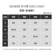 【GUESS】背面印花LOGO休閒連帽落肩帽T(三色任選)