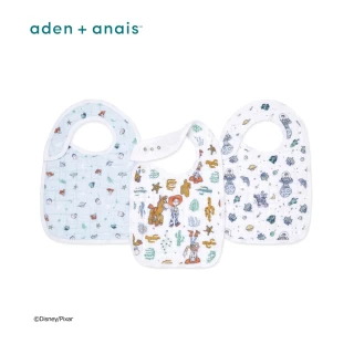 【aden+anais】迪士尼經典圍兜3入(2款)