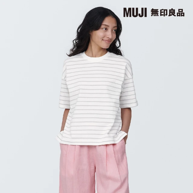MUJI 無印良品 女羊毛可水洗中密織圓領針織衫(共7色)優