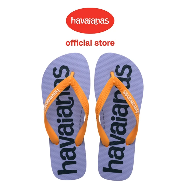 havaianas 哈瓦仕 拖鞋 男鞋 女鞋 夾腳拖 大LOGO Top Logomania 2 藍紫 4145741-1740U(哈瓦士)