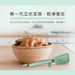【DIKE】食品級矽膠 chef醬刷&料理夾2件組(HKA800GN)