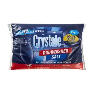 【crystale晶碟】洗碗機專用軟化鹽軟水鹽2kg(軟化水質/預防水垢/養護機體)