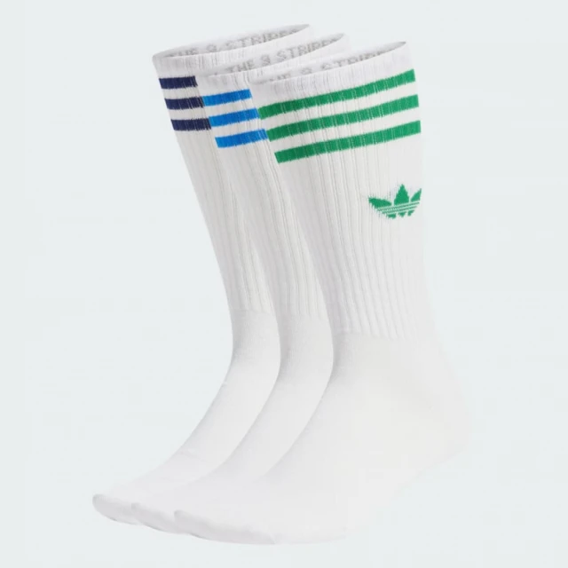 adidas 愛迪達 襪子 中筒襪 運動襪 3雙組 三葉草 