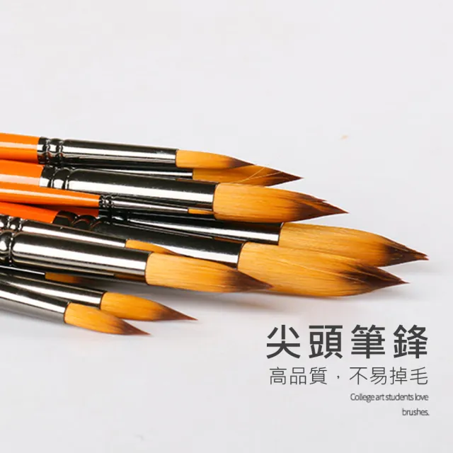 【AFAMIC 艾法原廠正貨】創意無限專業級高顯色鋁管12色水彩顏料繪畫大全套組(12格調色盤 專業水彩筆x5)