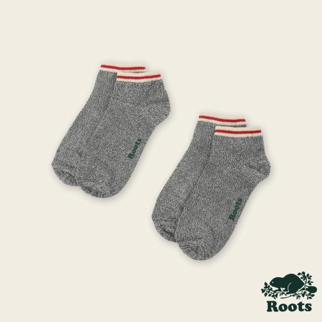 RootsRoots Roots 配件- COTTON CABIN 船襪-2入組(灰色)