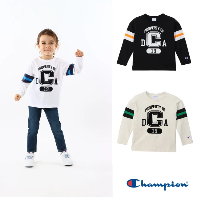 ChampionChampion 官方直營-寬版印花長袖上衣-童(3色)