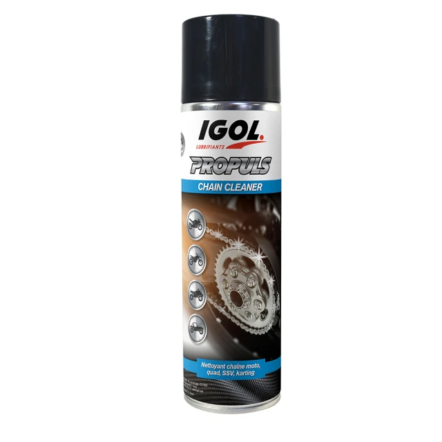 IGOL法國原裝進口機油 PROPULS CHAIN CLEANER 噴霧式 鏈條清潔劑(整箱0.5LX12入)