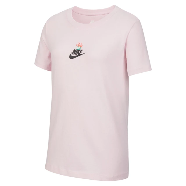 NIKE 耐吉 上衣 大童 女童 短袖上衣 運動 G NSW SS TEE GCEL 粉 HF9788-663