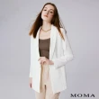 【MOMA】素雅拼接雪紡西裝外套(白色)