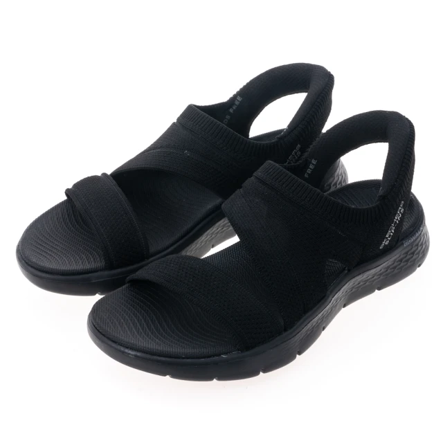 【SKECHERS】女鞋 健走系列涼拖鞋 瞬穿舒適科技 GO WALK FLEX SANDAL(141482BBK)