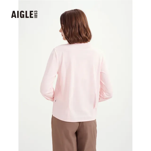 【AIGLE】女抗UV快乾長袖T恤AG-3P218 2色(女裝 抗UVT恤 快乾長袖T恤)