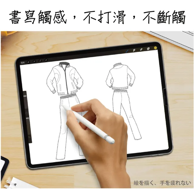 【eiP】iPad mini 8.3吋 /7 8 9 10 10.2吋/air5/Pro 11吋 韓國類紙膜(保護貼 肯特紙)