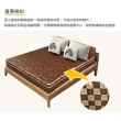 【KIKY】月牙灣蓆面記憶棉彈簧床墊(雙人加大6尺)