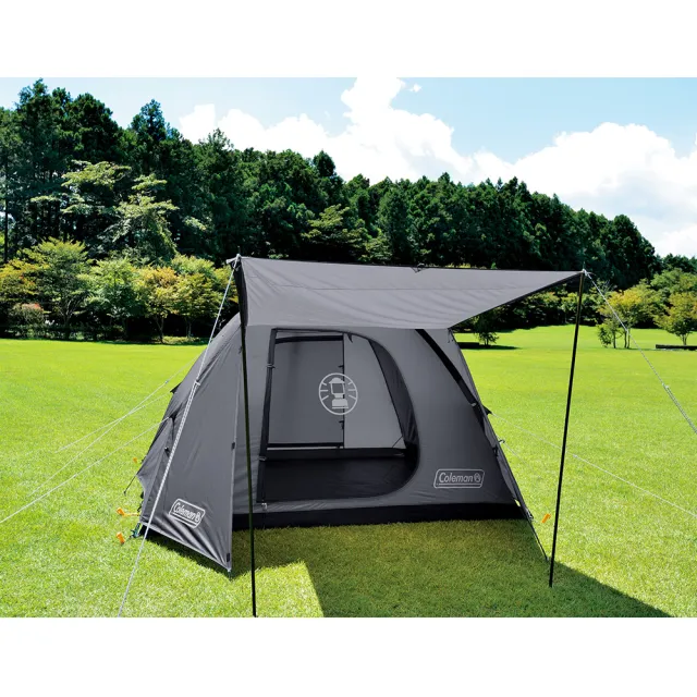 【Coleman】4-5人CROSS露營帳270 / 炭灰 / CM-06747(露營帳篷 圓頂帳 睡帳 家庭帳)
