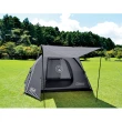 【Coleman】4-5人CROSS露營帳270 / 炭灰 / CM-06747(露營帳篷 圓頂帳 睡帳 家庭帳)
