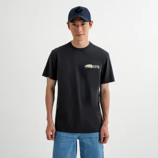 【Roots】Roots 男裝- GRADIENT BEAVER短袖T恤(深灰色)
