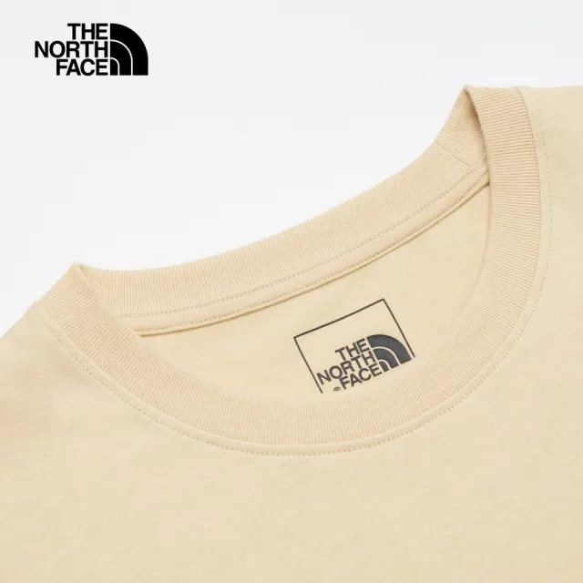 【The North Face】TNF 短袖上衣 印花休閒 U MFO CAMPING GRAPHIC S/S TEE - AP 男女 卡其(NF0A8AUV3X4)