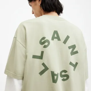 【ALLSAINTS】TIERRA 純棉寬鬆LOGO短袖T恤 MG294Y(舒適版型)