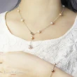 【大東山樑御珊瑚】天然多色珍珠時尚項鍊(6.5+8mm)