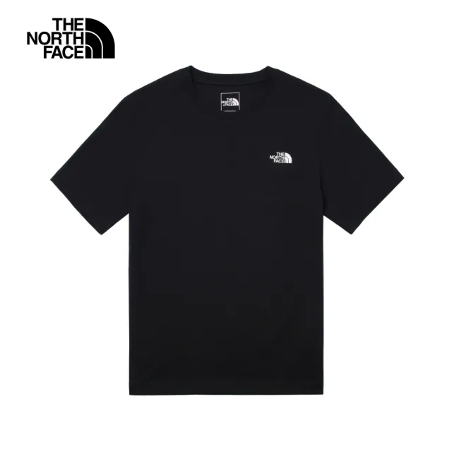 【The North Face】TNF 短袖上衣 品牌LOGO印花 U MFO CAMPING GRAPHIC S/S TEE - AP男女 黑(NF0A8AUVJK3)