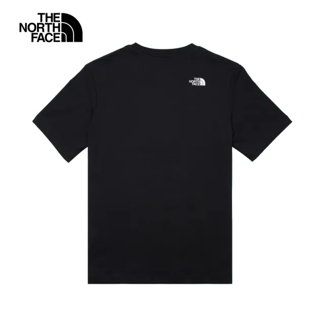 【The North Face】TNF 短袖上衣  胸前經典品牌LOGO U MFO S/S ECO BRAND TEE - AP 男女 黑(NF0A8AUXJK3)