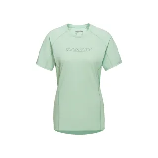 【Mammut 長毛象官方直營】Selun FL Logo T-Shirt W 機能LOGO短袖T恤 薄荷綠 女款 #1017-05060