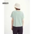 【AIGLE】女 抗UV快乾短袖T恤(AG-3P271A117 灰綠)