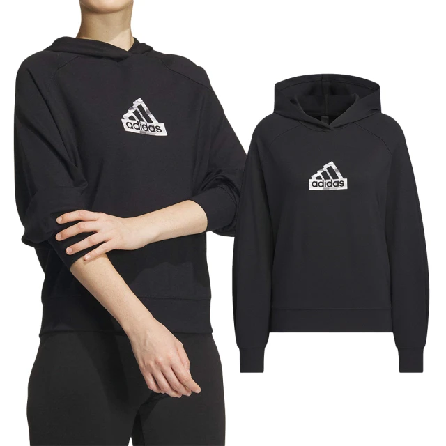 adidas 愛迪達 Tech Dk Hoody 女款 黑色 百搭 舒適 連帽T 上衣 運動 休閒 長袖 IM8824