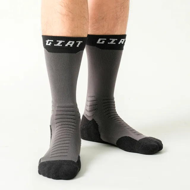 【GIAT】2雙組-萊卡消臭機能運動襪 原創信念款 籃球襪(台灣製MIT)