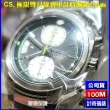 【SEIKO 精工】CS系列/極限彎月賽車黑綠面精鋼腕錶38㎜-加三重好禮 SK004(SNN045P1/7T94-0AF0G)