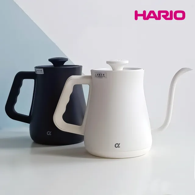 【HARIO】阿爾法溫控細口壺 EKA-65-TW -650ml(手沖壺 快煮壺 控溫壺 計時功能)