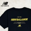 【NEW BALANCE】NB 短袖上衣_男裝_黑色_AMT21373BK(亞版 版型正常)
