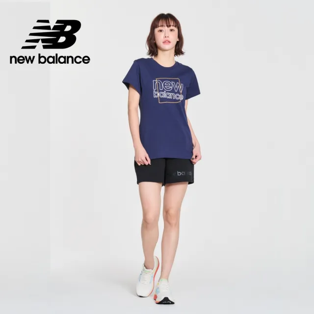 【NEW BALANCE】NB 短袖上衣_女裝_深藍色_WT21801PGM