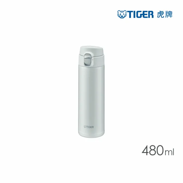 【TIGER虎牌】夢重力超輕量_彈蓋不鏽鋼保溫杯 480ml(MMJ-T048保溫瓶)