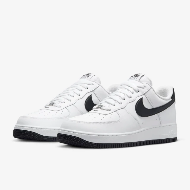 NIKE 耐吉 運動鞋 休閒鞋 男鞋 AIR FORCE 1 07 White Black 白 黑 低筒 皮革 AF1(FQ4296101)