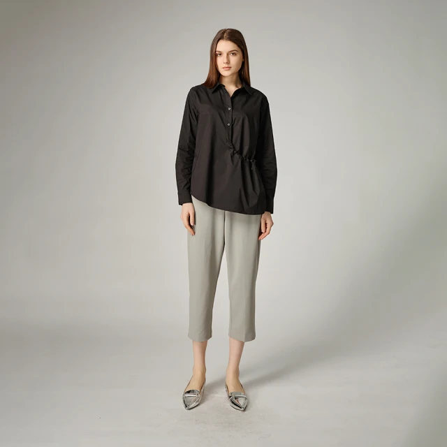 【giordano ladies】24SS_抽繩設計襯衫(02344012)