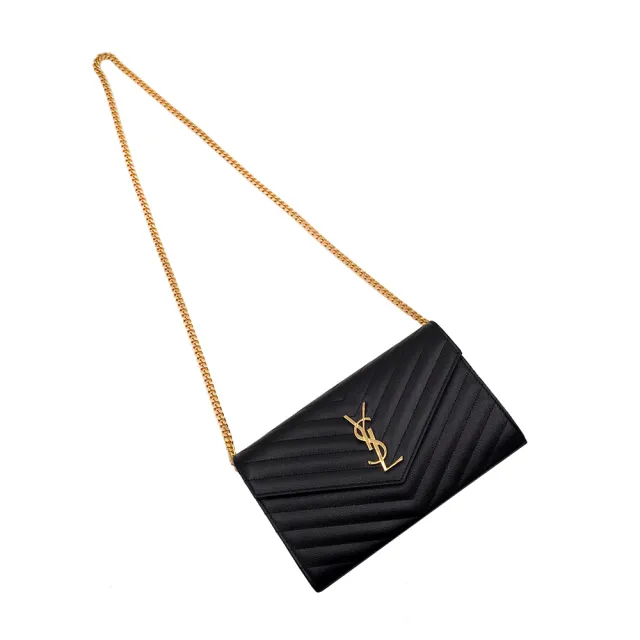 YSL】377828 黑金字大款(WOC BAG) - momo購物網- 好評推薦-2024年4月