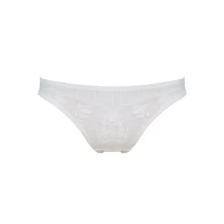 【瑪登瑪朵】無鋼圈 低腰三角網內褲 M-XXL(牙白)