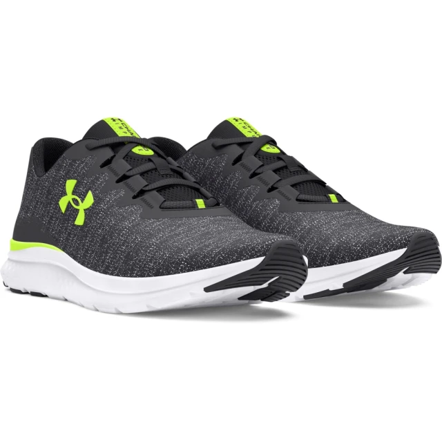 UNDER ARMOUR 慢跑鞋 男鞋 運動鞋 緩震 CHARGED IMPULSE 3 KNIT 灰綠 3026682-104(440)