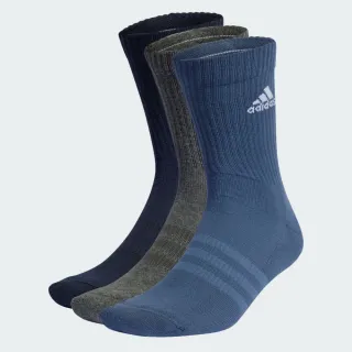 【adidas 愛迪達】中筒襪 3 雙入 男/女 IP2634