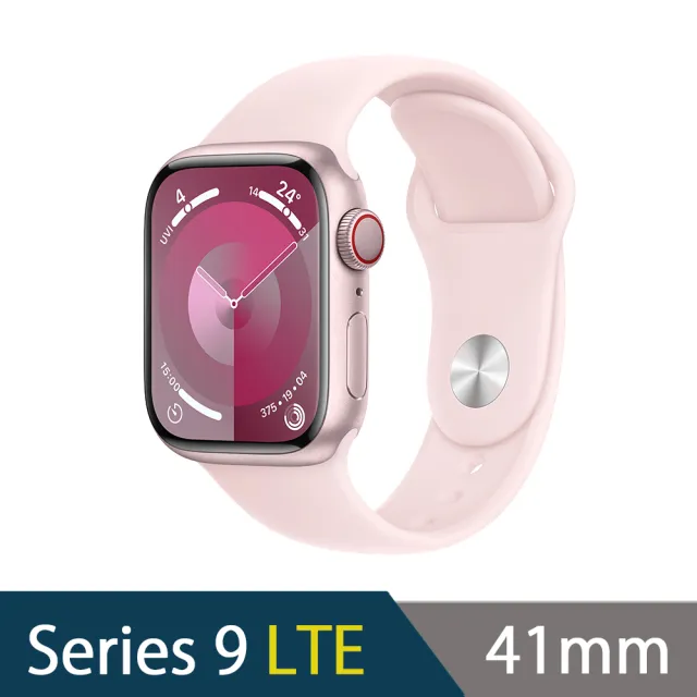 【Apple】Watch Series 9 LTE版 41mm(鋁金屬錶殼搭配運動型錶帶)