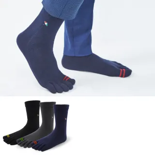 【Arnold Palmer 雨傘】10雙組健康休閒五趾襪(五趾襪/五指襪/男襪/長襪)